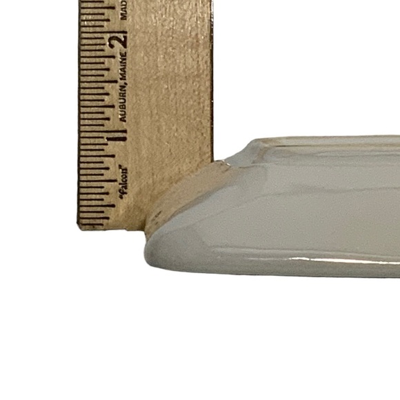 Yummy Rectangle Dish Tray Rectangle Fun Phrase Hangry Heavy Ceramic White Black - Picture 5 of 13